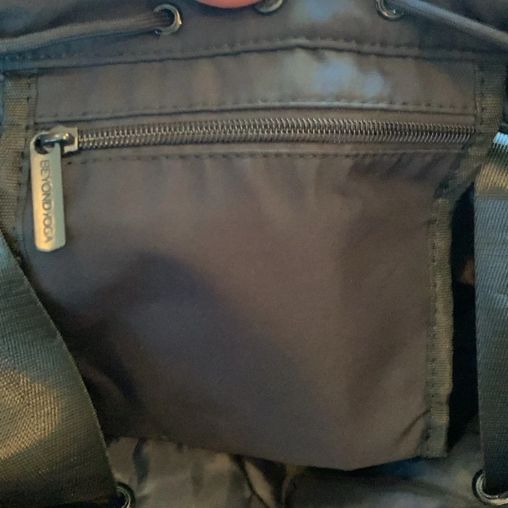 Beyond Yoga black backpack/crossbody bag
